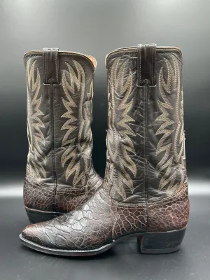 1970's Justin Preban Sea Turtle Cowboy Boots size 8.5 D