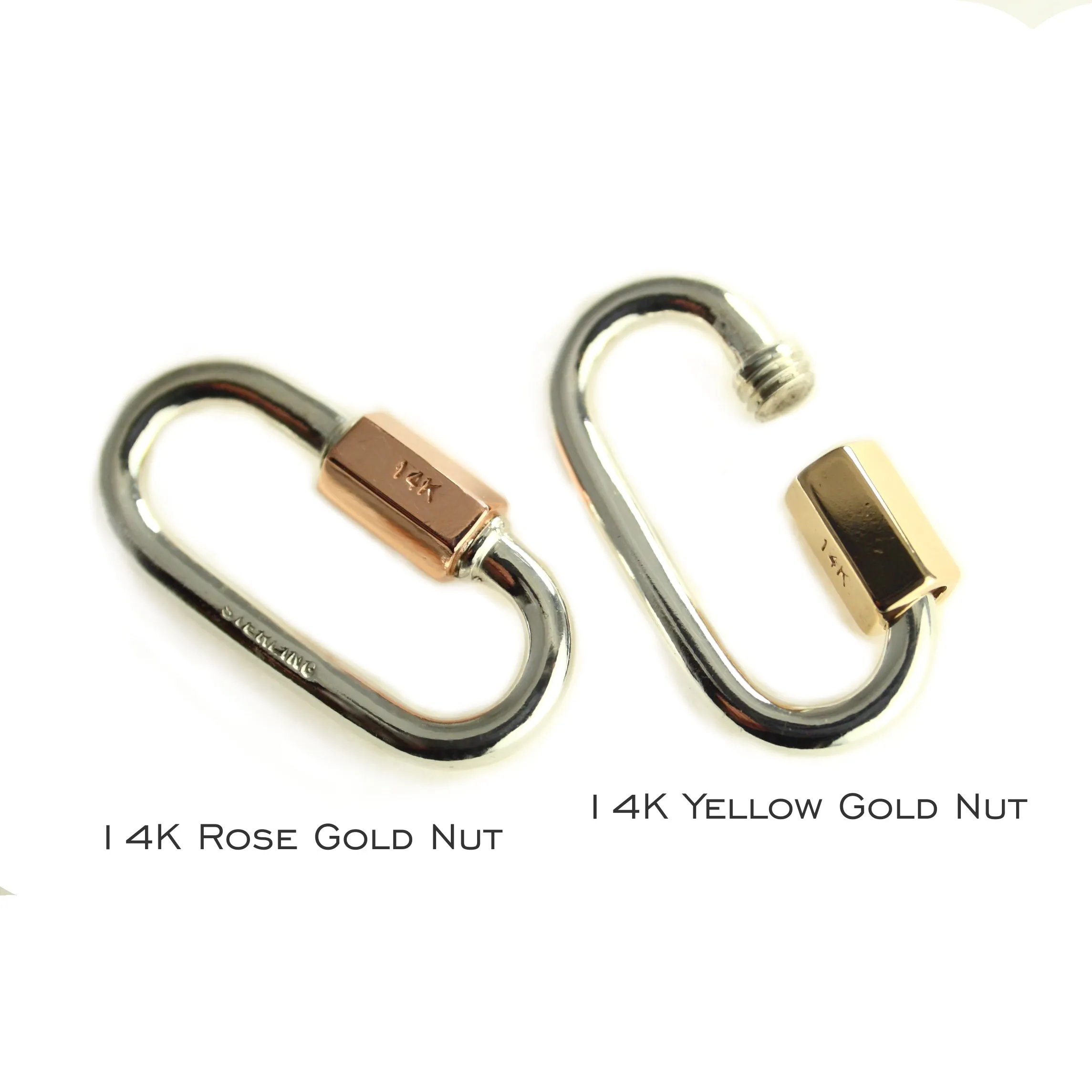 20 mm Quick Link Mixed Metal Miniature Lock - Carabiner
