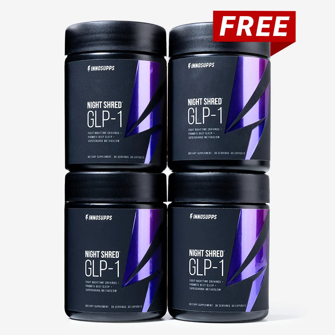 3 Bottles of Night Shred™ GLP-1   1 FREE