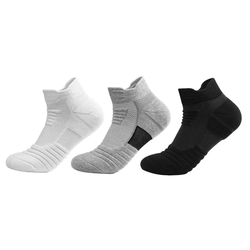 3 Pairs Mesh Sports Terry Socks