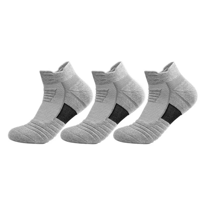 3 Pairs Mesh Sports Terry Socks