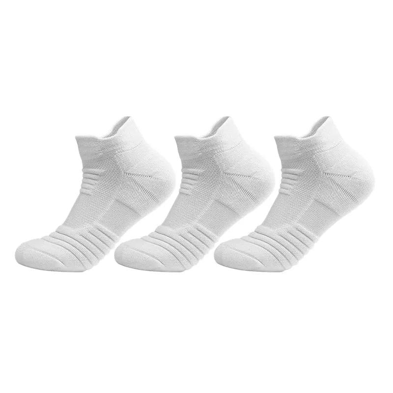3 Pairs Mesh Sports Terry Socks