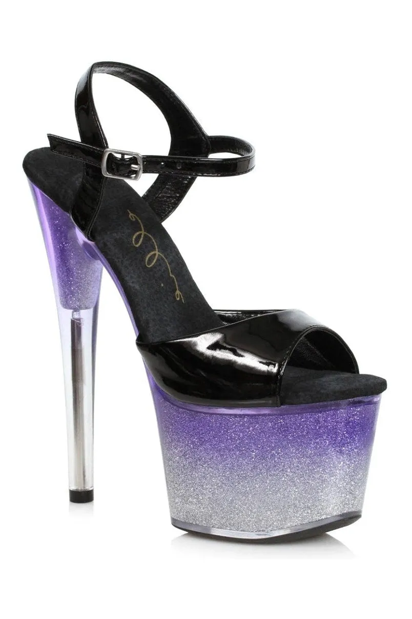 709-MIRANDA Sandal | Purple Faux Leather