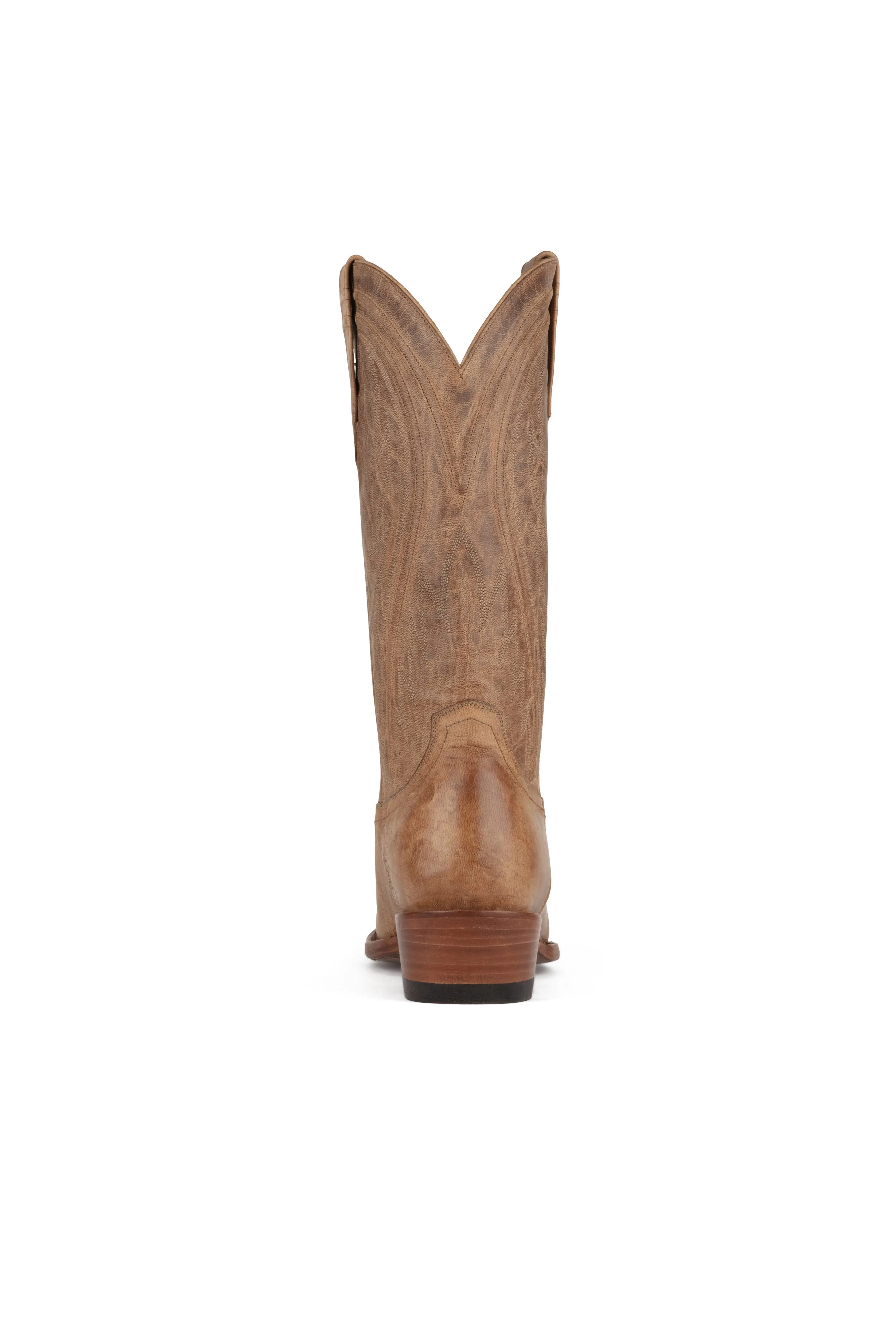 Allens Brand - James Mad Dog Goat - Round Toe - Tan