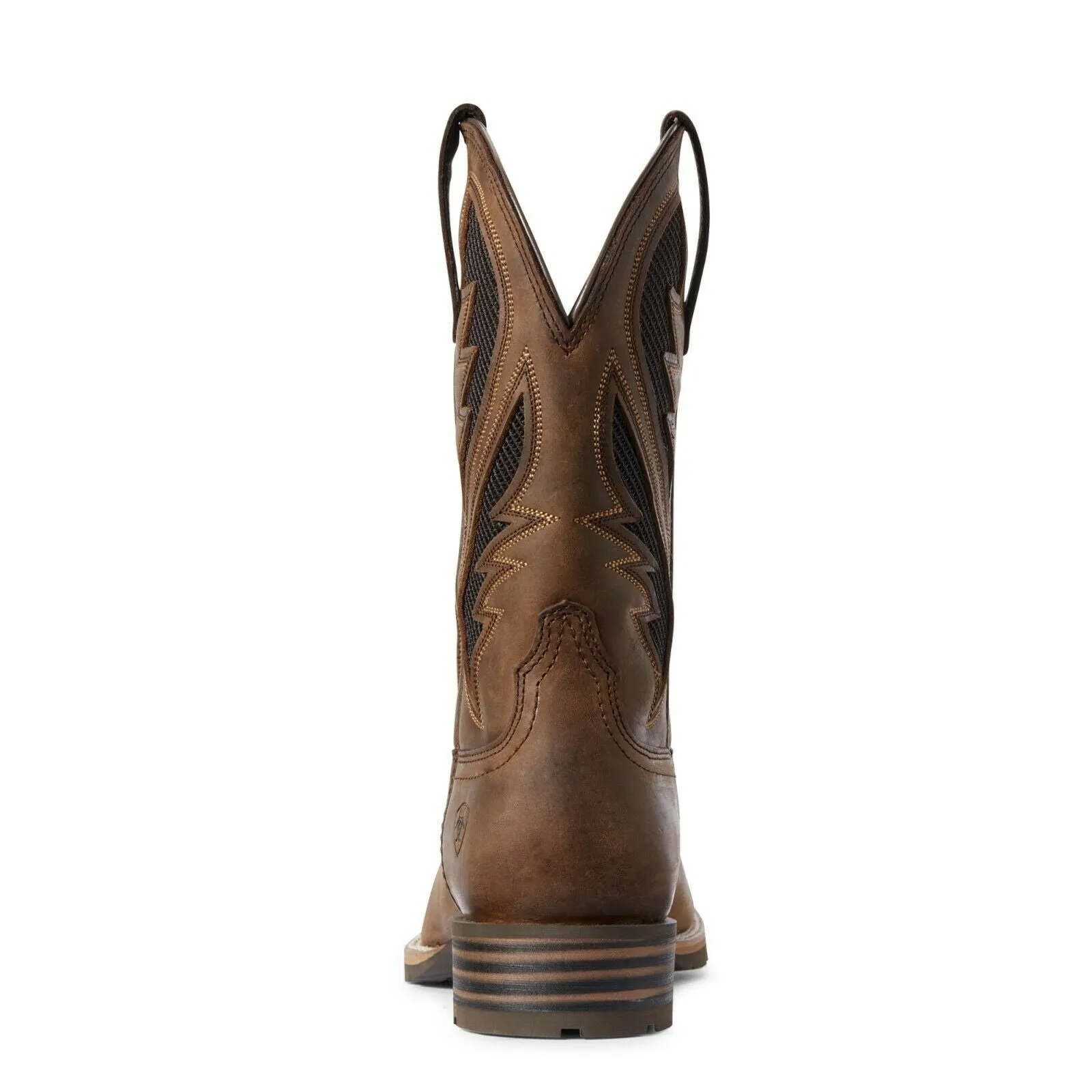 Ariat Mens Hybrid VentTEK Distressed Brown Wide Sq Toe 10031454