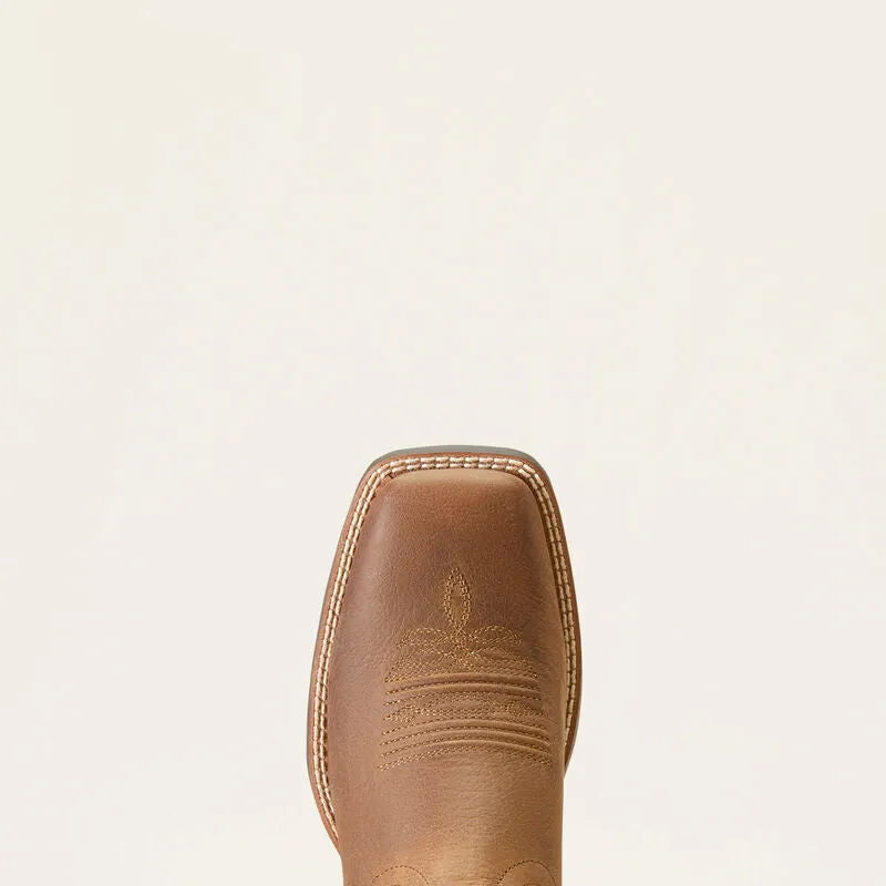 Ariat WOMEN'S 10046882 Round Up Wide Square Toe Western Boot OLD EARTH