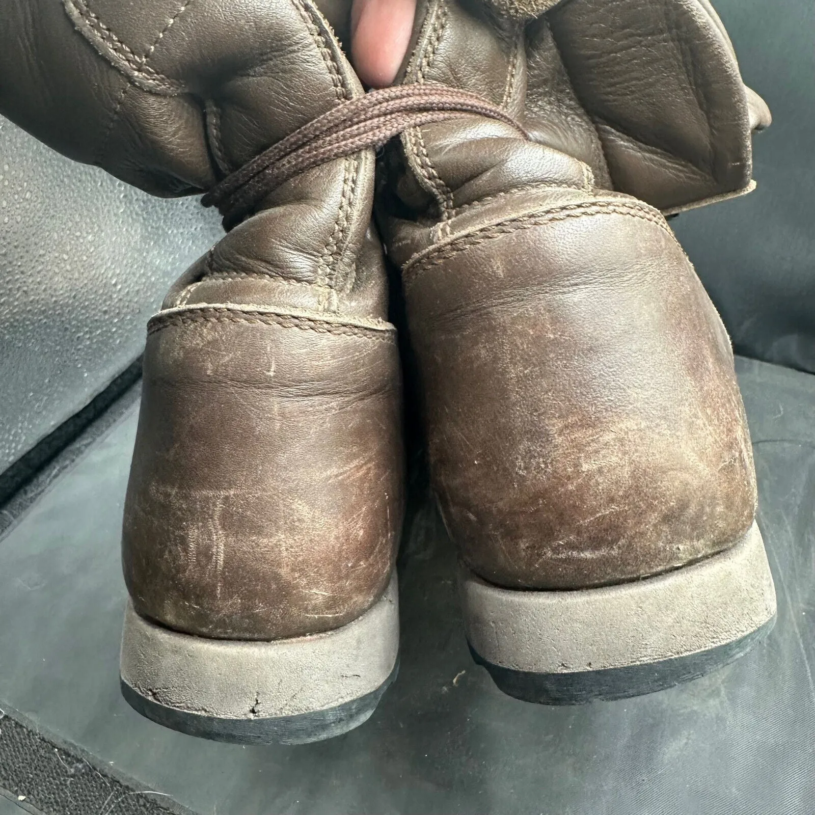 Army Brown Leather ALTBERG Patrol Combat Boots - Size EU 42 - UK 8