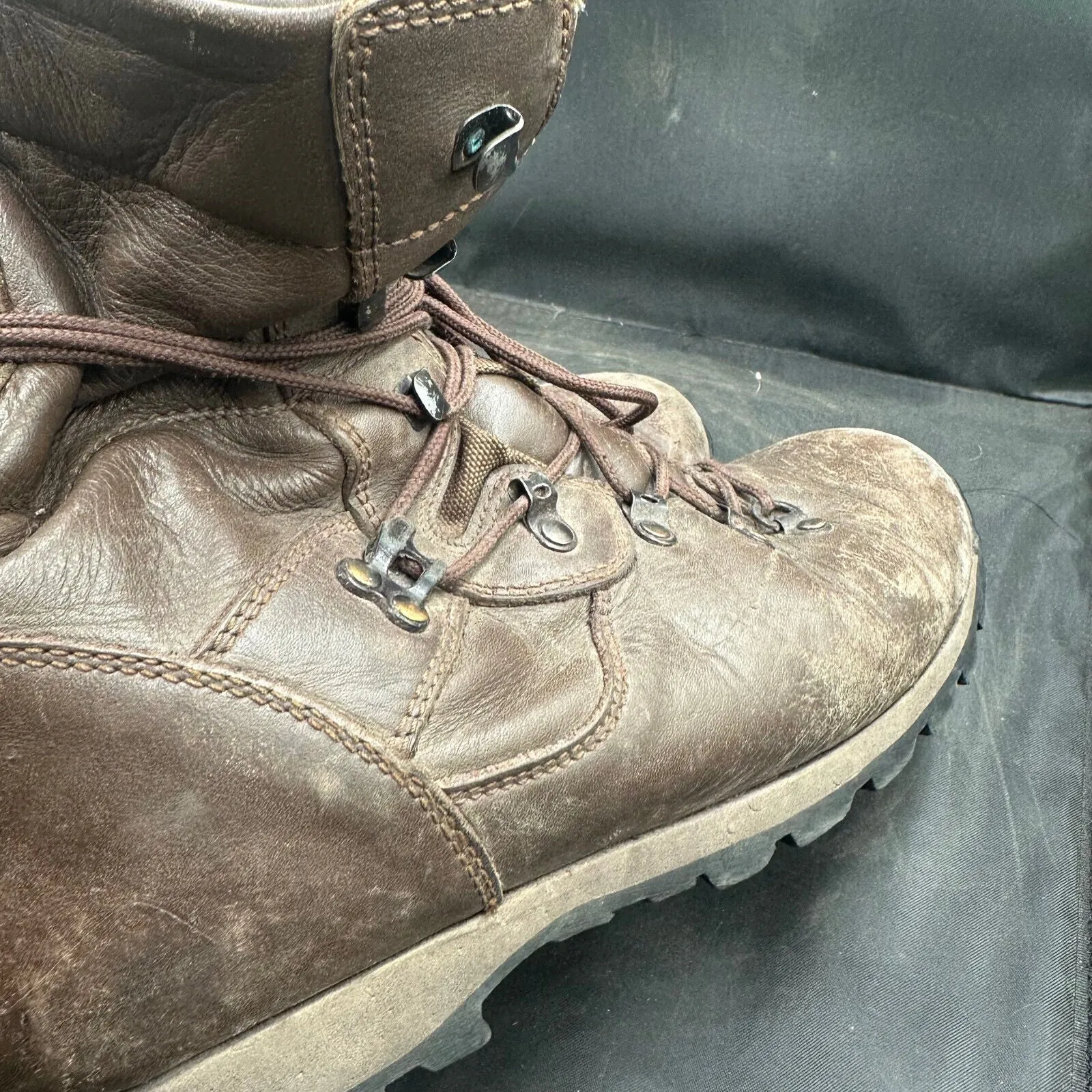 Army Brown Leather ALTBERG Patrol Combat Boots - Size EU 42 - UK 8
