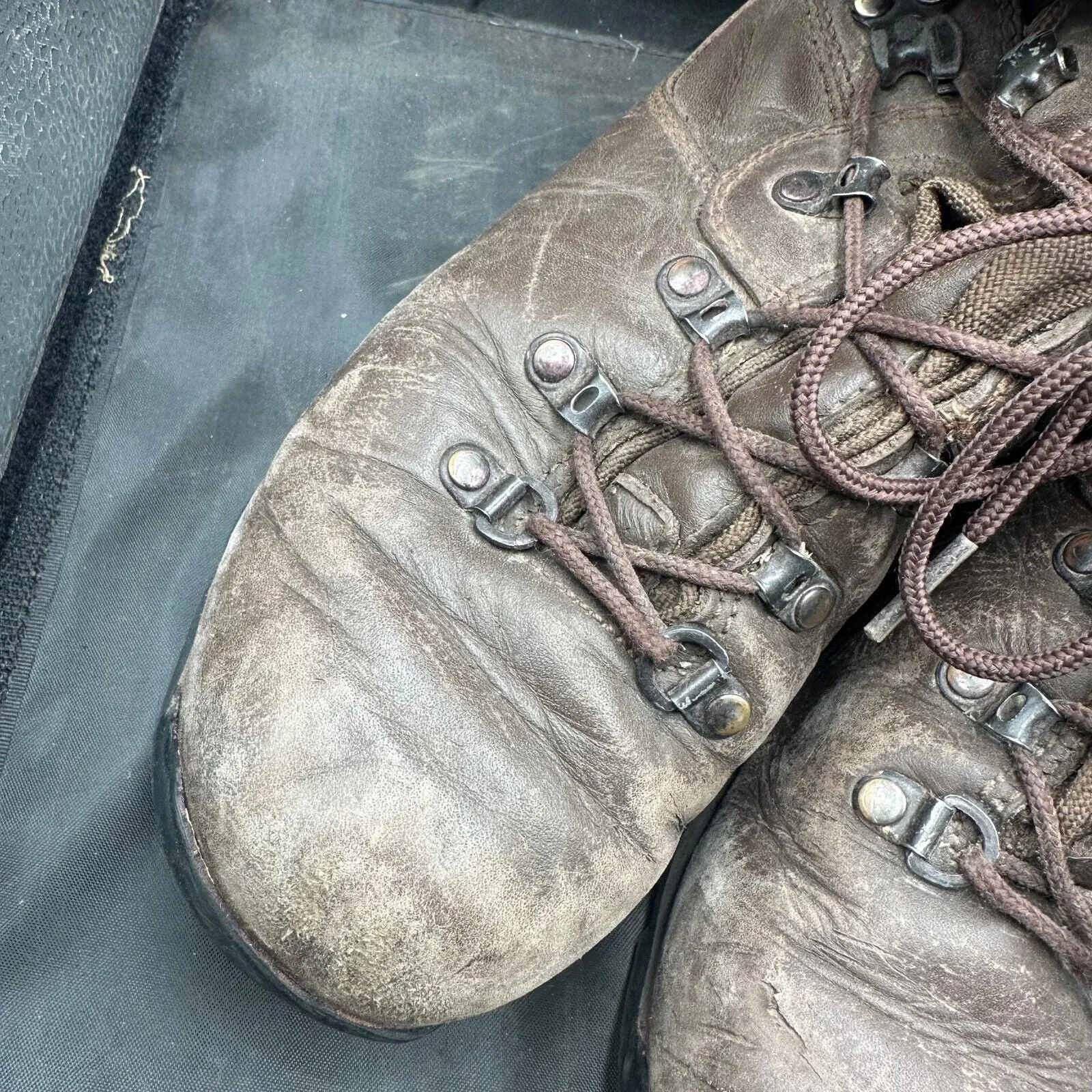 Army Brown Leather ALTBERG Patrol Combat Boots - Size EU 42 - UK 8
