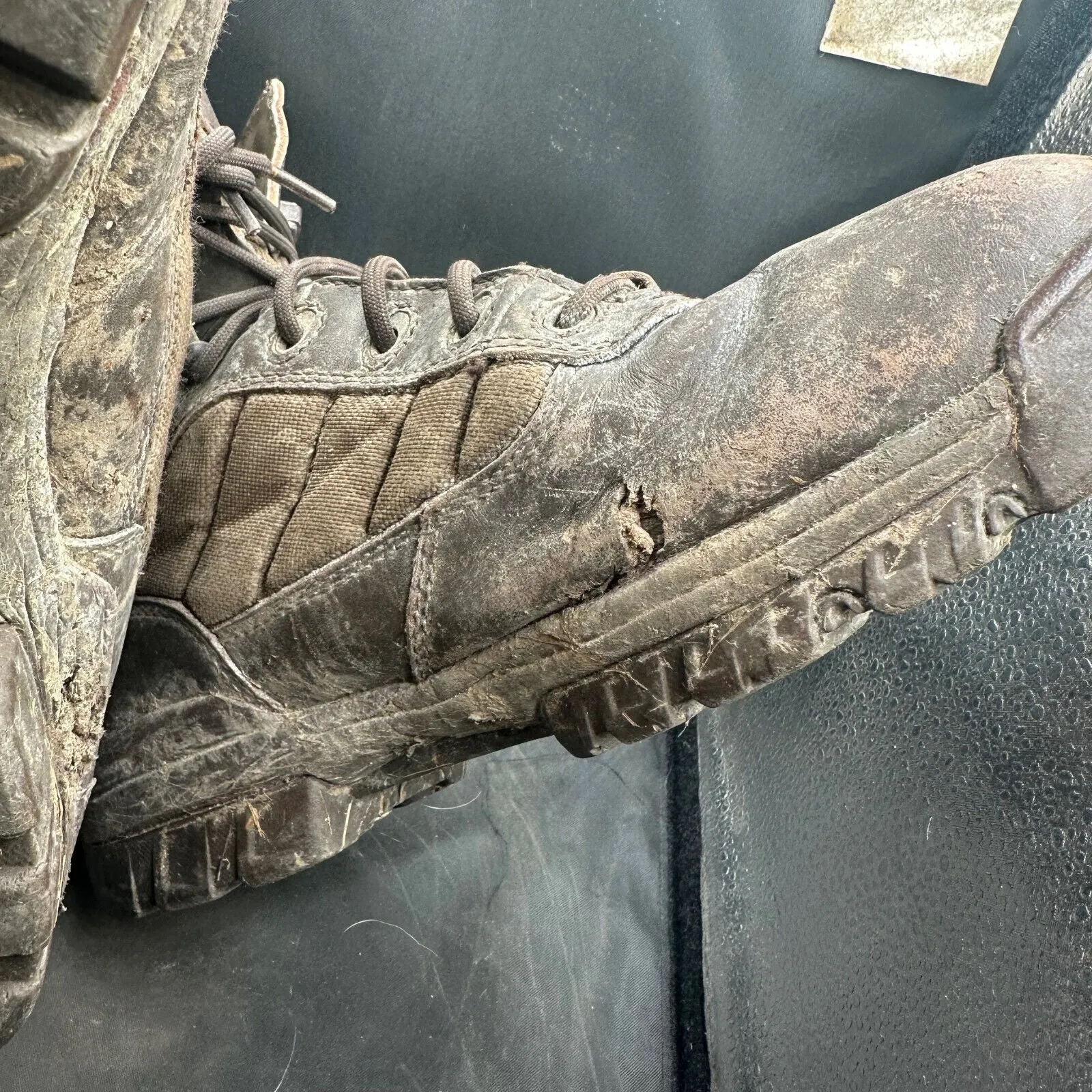 Army Brown Leather BATES Patrol Combat Boots - Size EU 42 - UK 8M