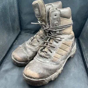 Army Brown Leather BATES Patrol Combat Boots - Size EU 42 - UK 8M