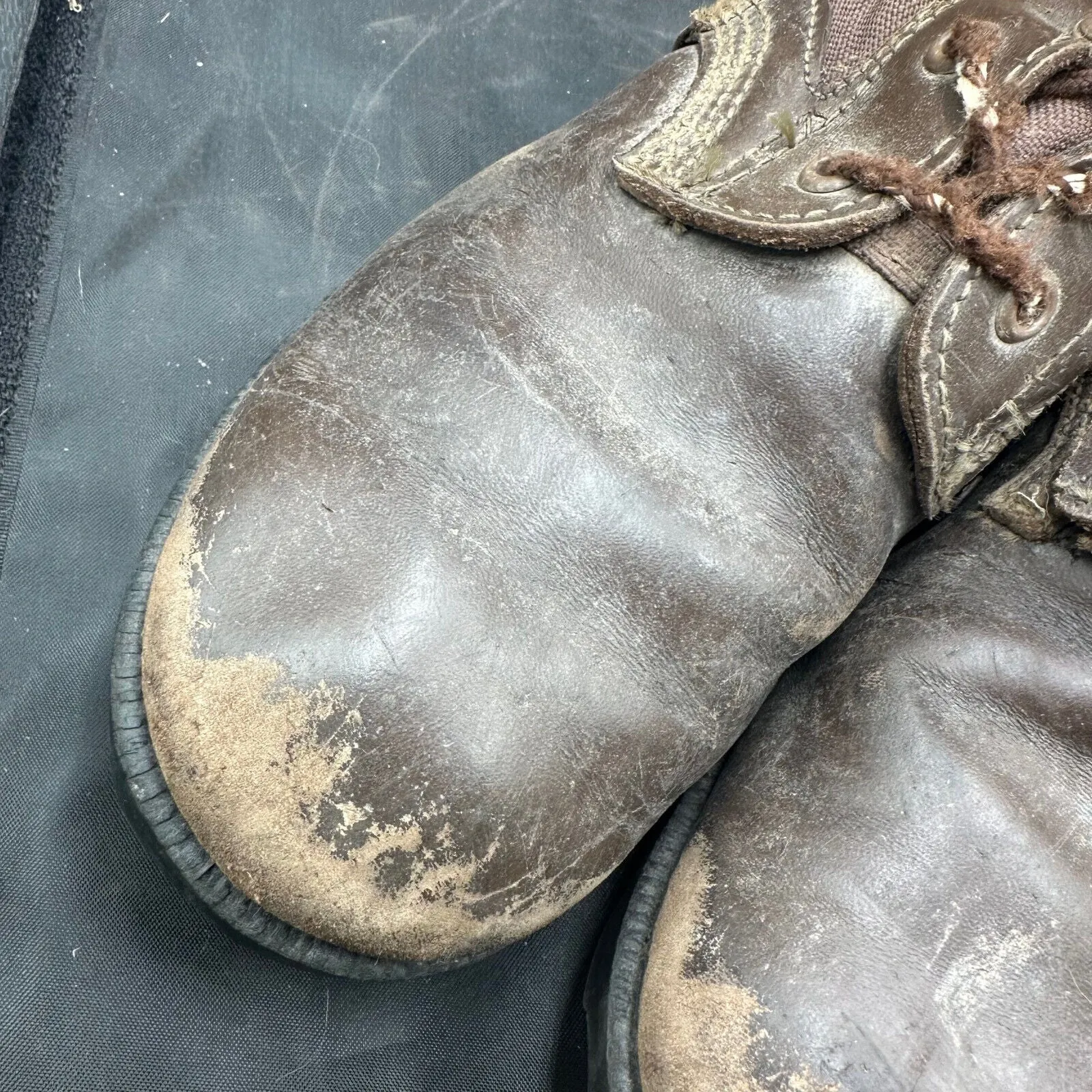 Army Brown Leather High Top Desert Patrol Combat Boots - Size EU 42 - UK 8M