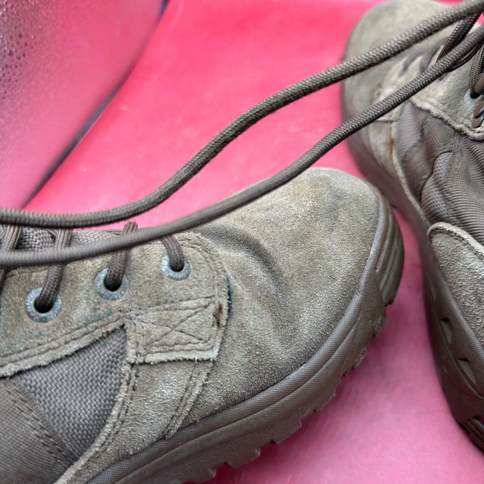 Army Brown Leather MAGNUM High Top Combat Patrol Boots - Size UK 8M - EU 42