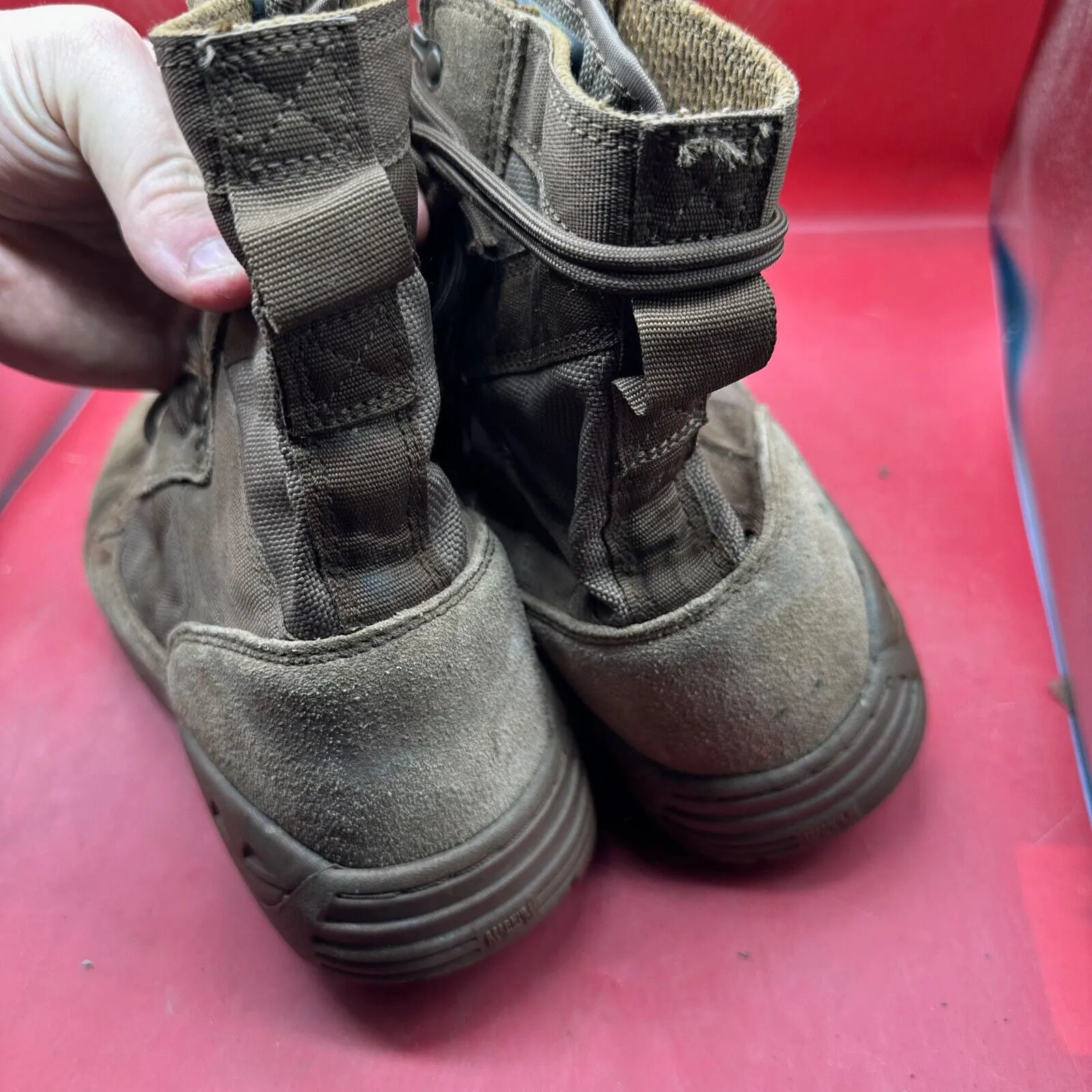 Army Brown Leather MAGNUM High Top Combat Patrol Boots - Size UK 8M - EU 42