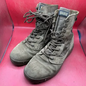 Army Brown Leather MAGNUM High Top Combat Patrol Boots - Size UK 8M - EU 42