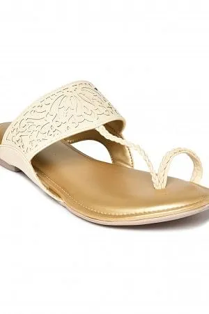 Aurelia Laser Cut Ecru Round Flat