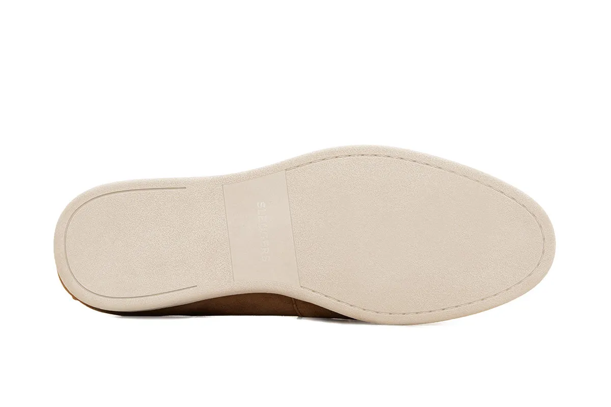 Ballou Suede Slip-on Loafer - Dark Brown