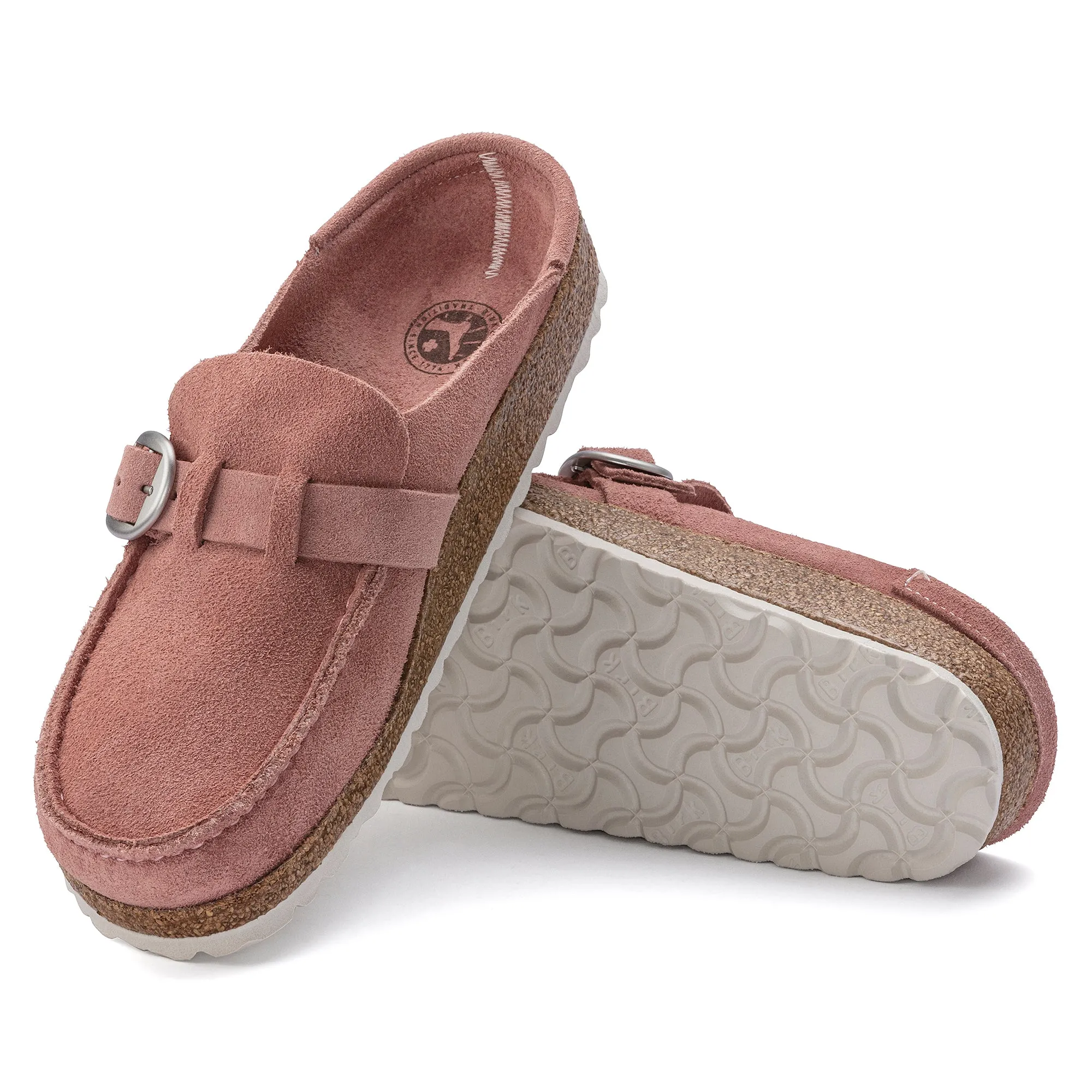 Birkenstock Buckley Suede Leather Clogs Women's