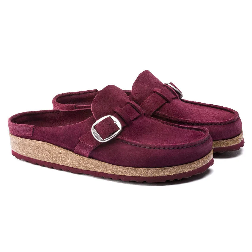 Birkenstock Buckley Suede Leather Clogs Women's