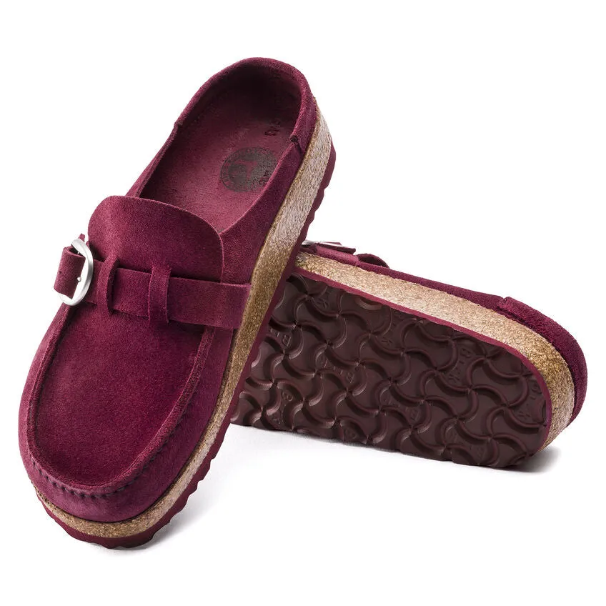 Birkenstock Buckley Suede Leather Clogs Women's