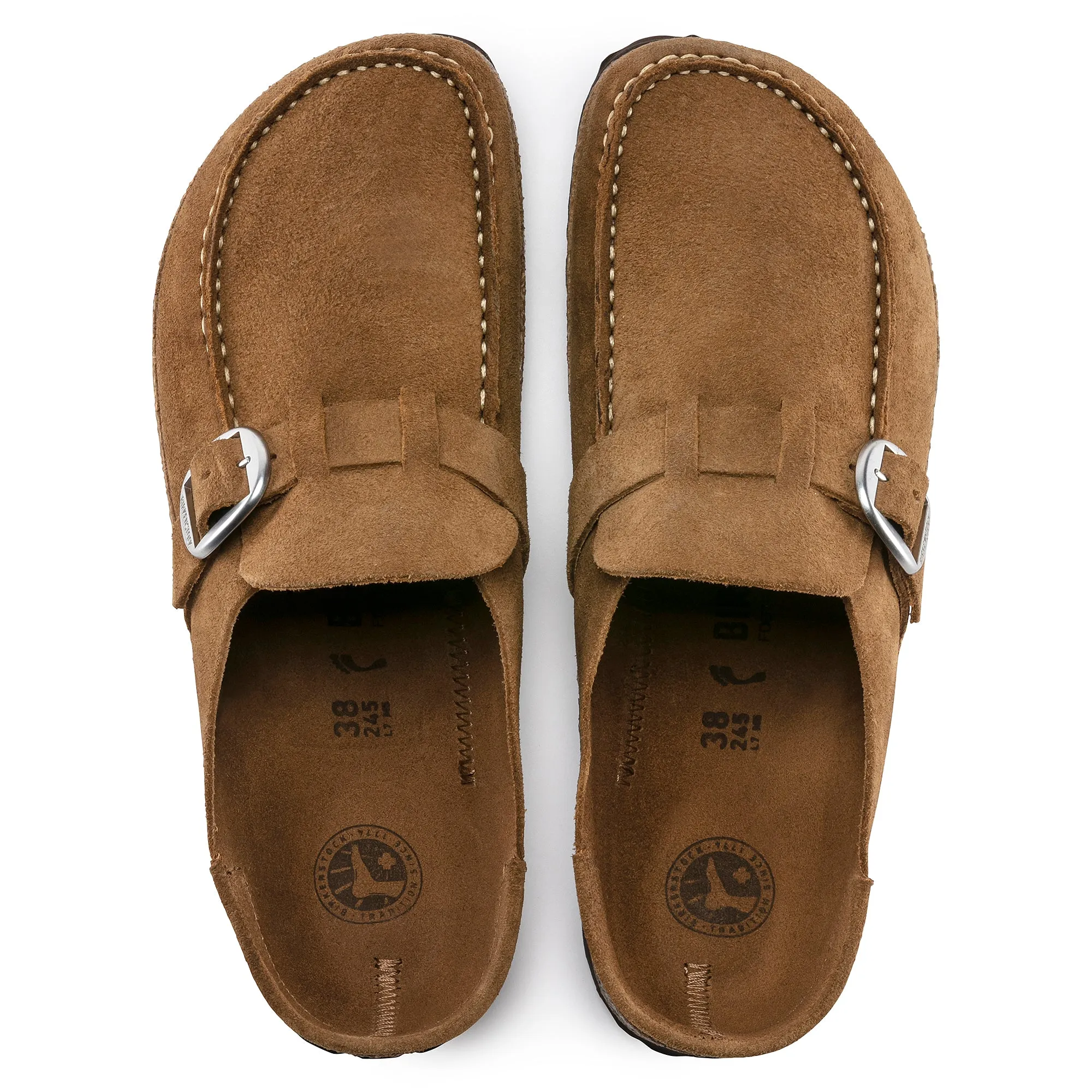 Birkenstock Buckley Suede Leather Clogs Women's