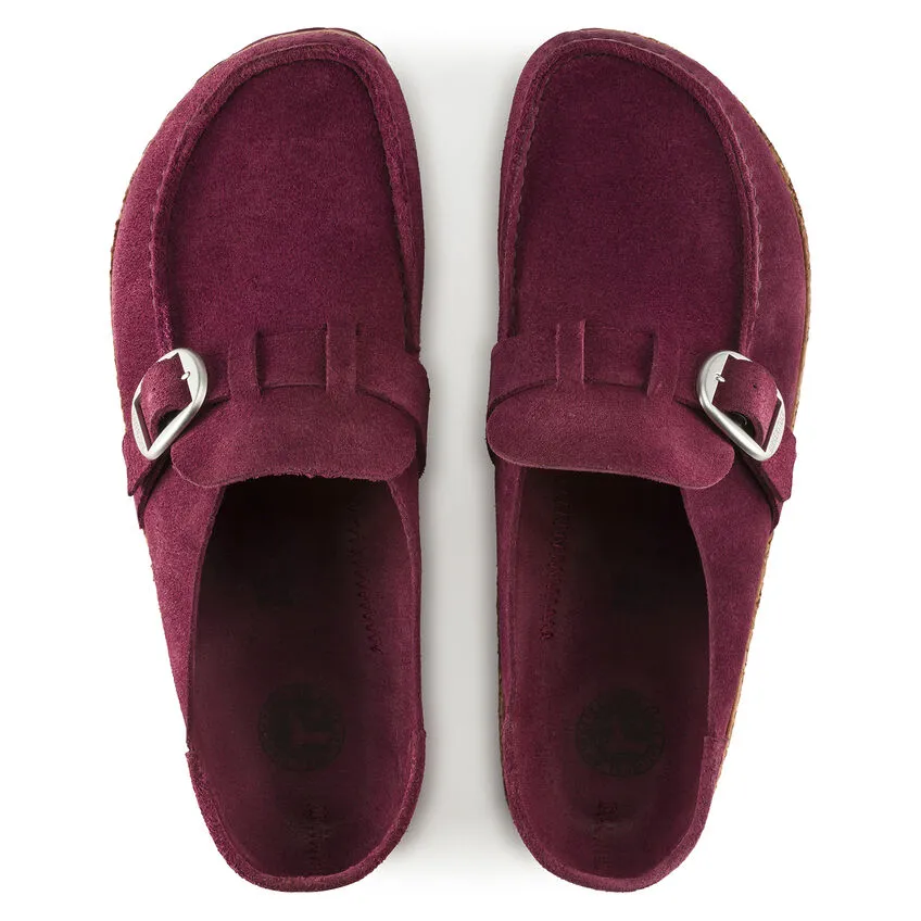 Birkenstock Buckley Suede Leather Clogs Women's