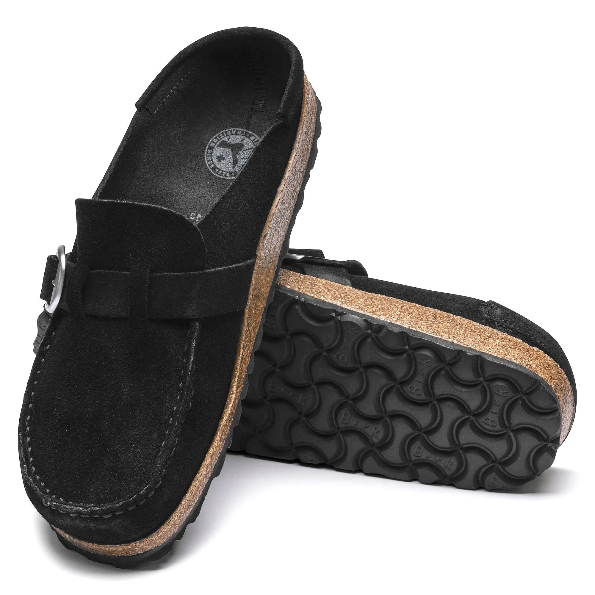 Birkenstock Buckley Suede Leather Clogs Women's