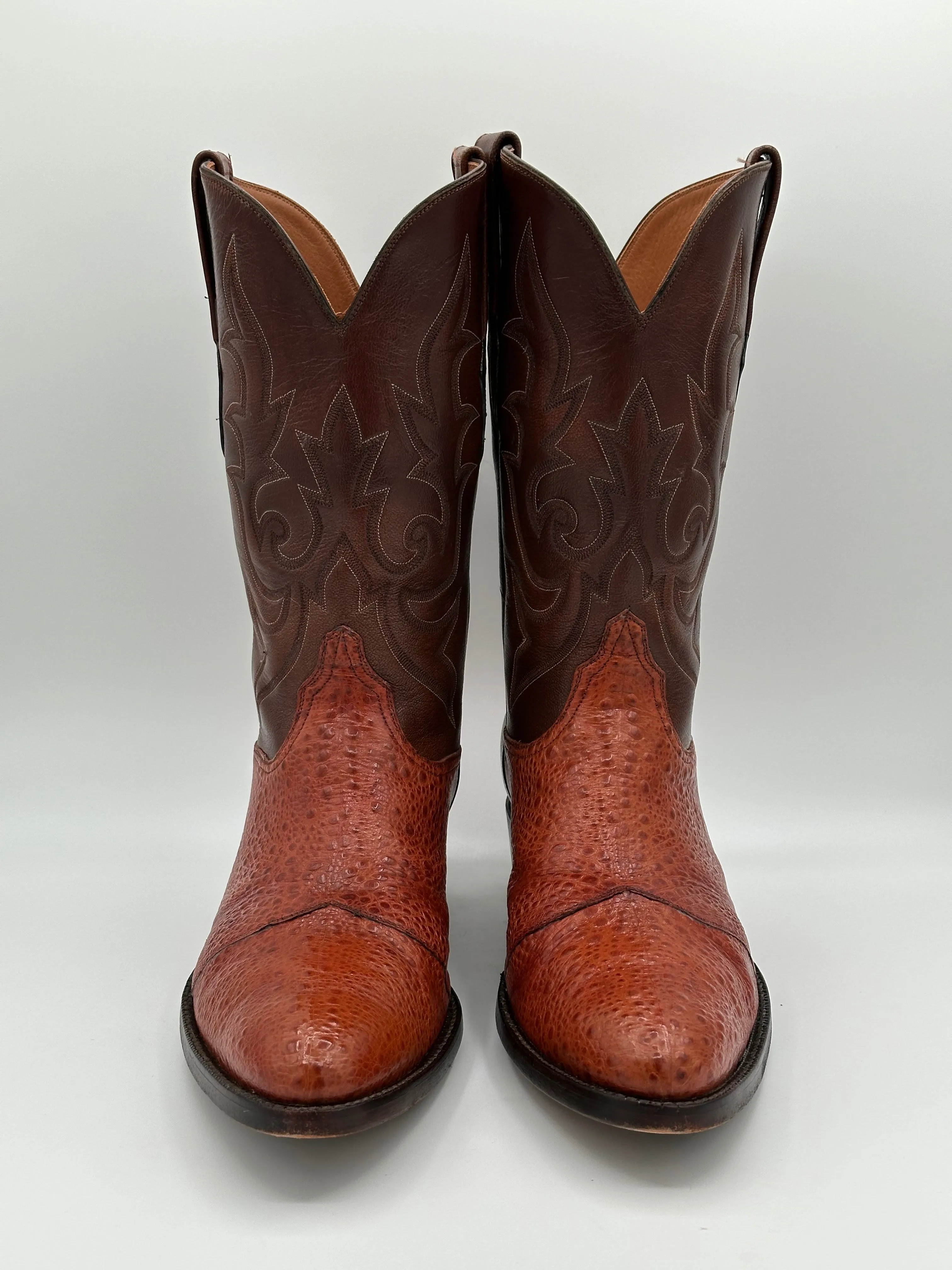 Black Jack African Bull Frog Cowboy Boots size 10.5 EE
