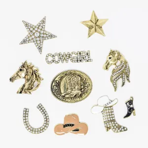 Boots & Bling Antique Bronze