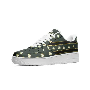 Boston Celtics Inspired Classic Color Low Top Force Leather Sneakers