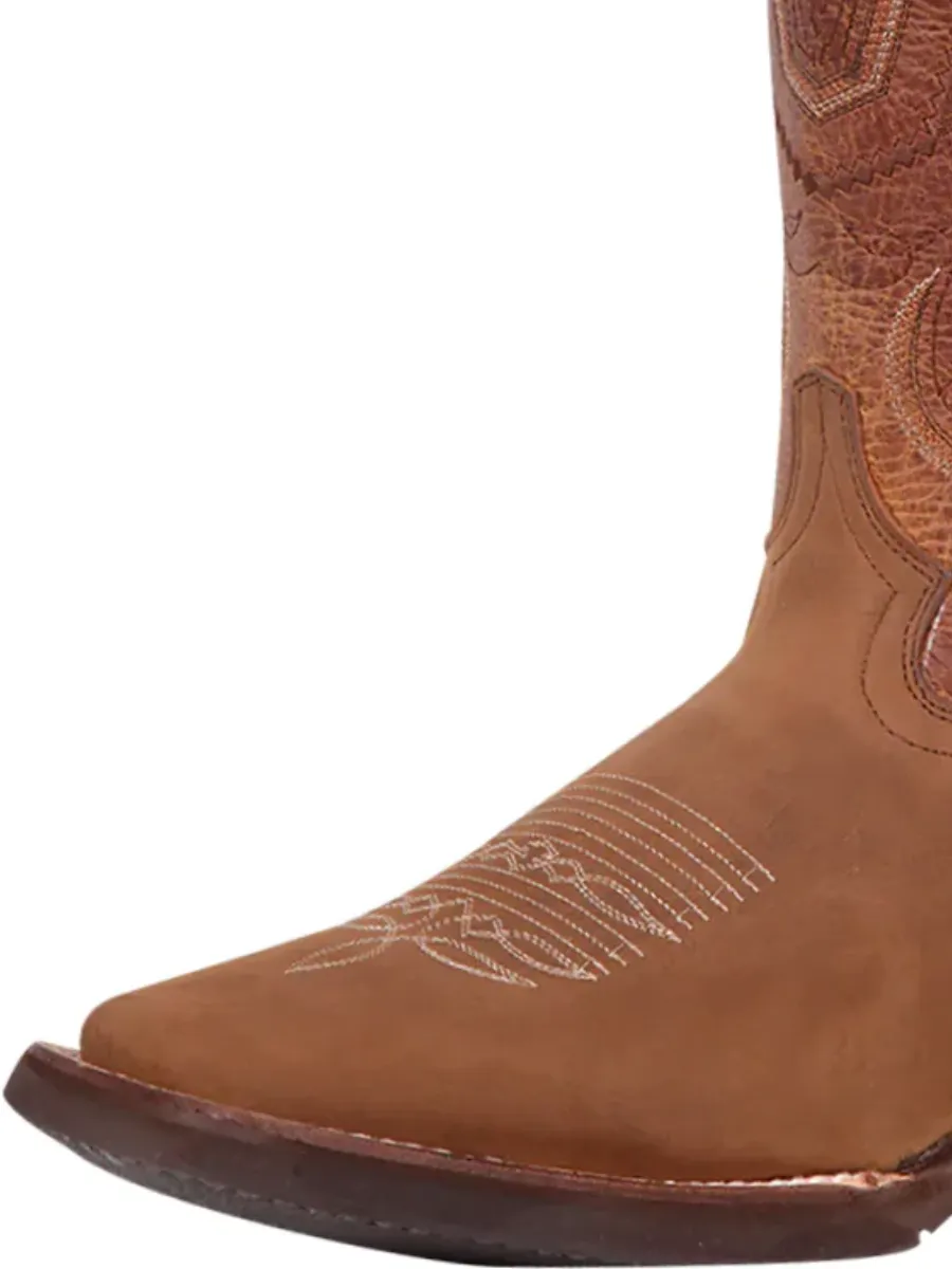 Botas Vaqueras Rodeo Clasicas de Piel Genuina para Hombre 'El General' - ID: 43011