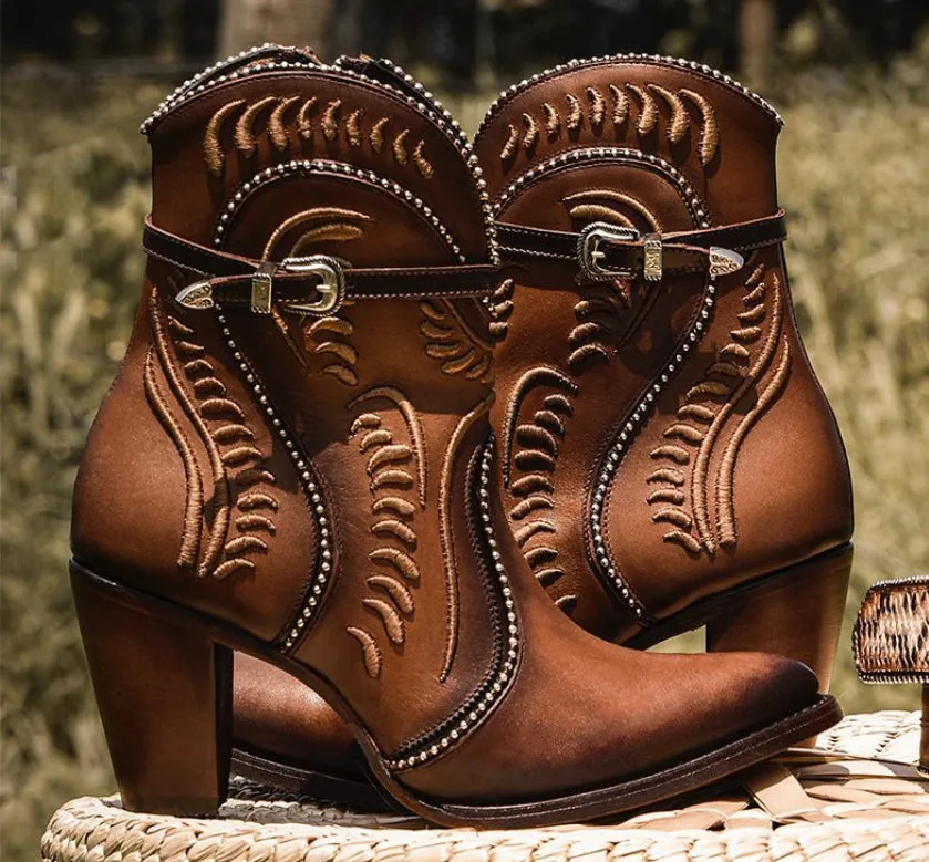 Botin de Dama Cuadra 3F59RS