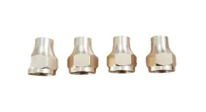 Brass Gas fitting 3-8 Flare Nut for 3-8 Copper Pipe x 4 01-.607