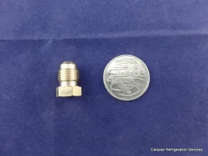 Brass Gas fitting 5-16 Flare Plug for 5-16 Flare - to Cap Gas Lines