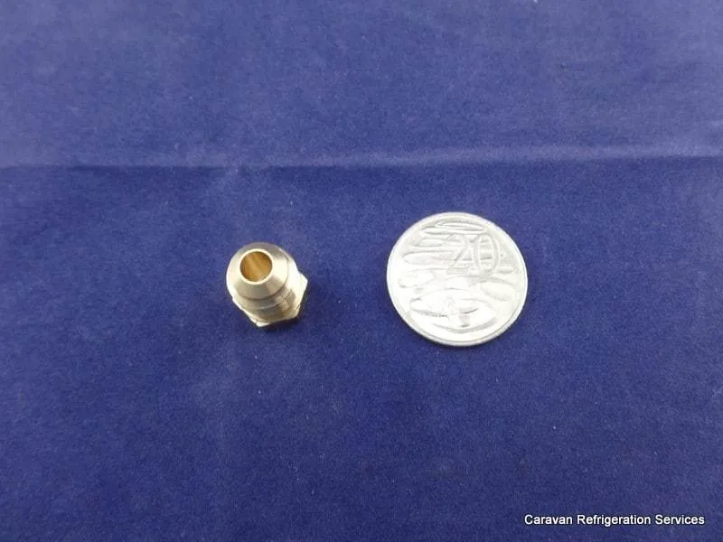 Brass Gas fitting 5-16 Flare Plug for 5-16 Flare - to Cap Gas Lines