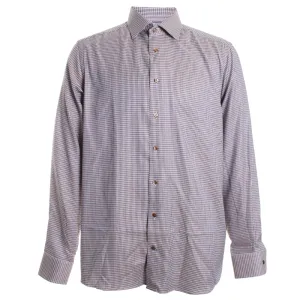 Brown Houndstooth Shirt