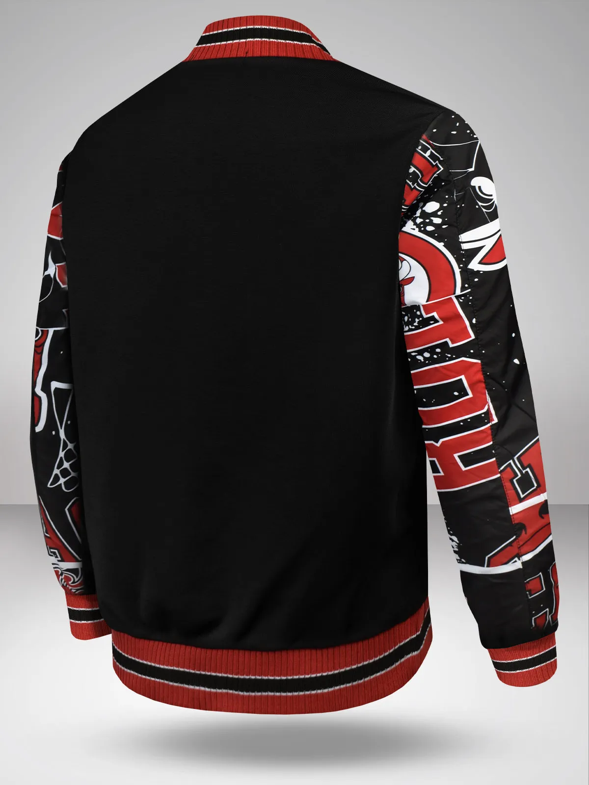 Chicago Bulls: Printed Varsity Jacket