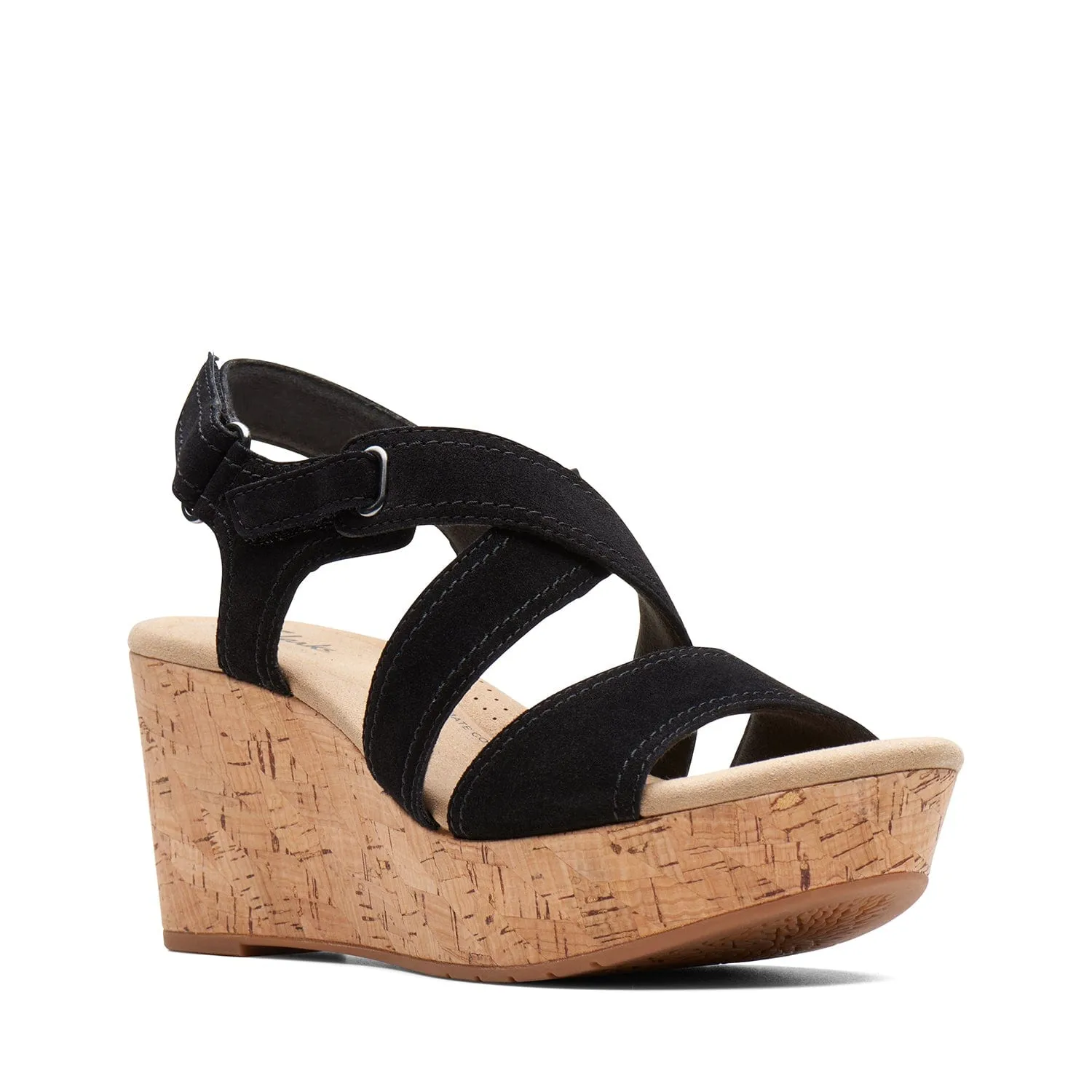 Clarks Rose Way Sandals (Wide Fit)