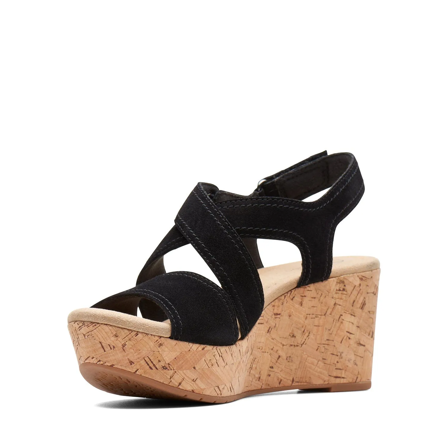 Clarks Rose Way Sandals (Wide Fit)