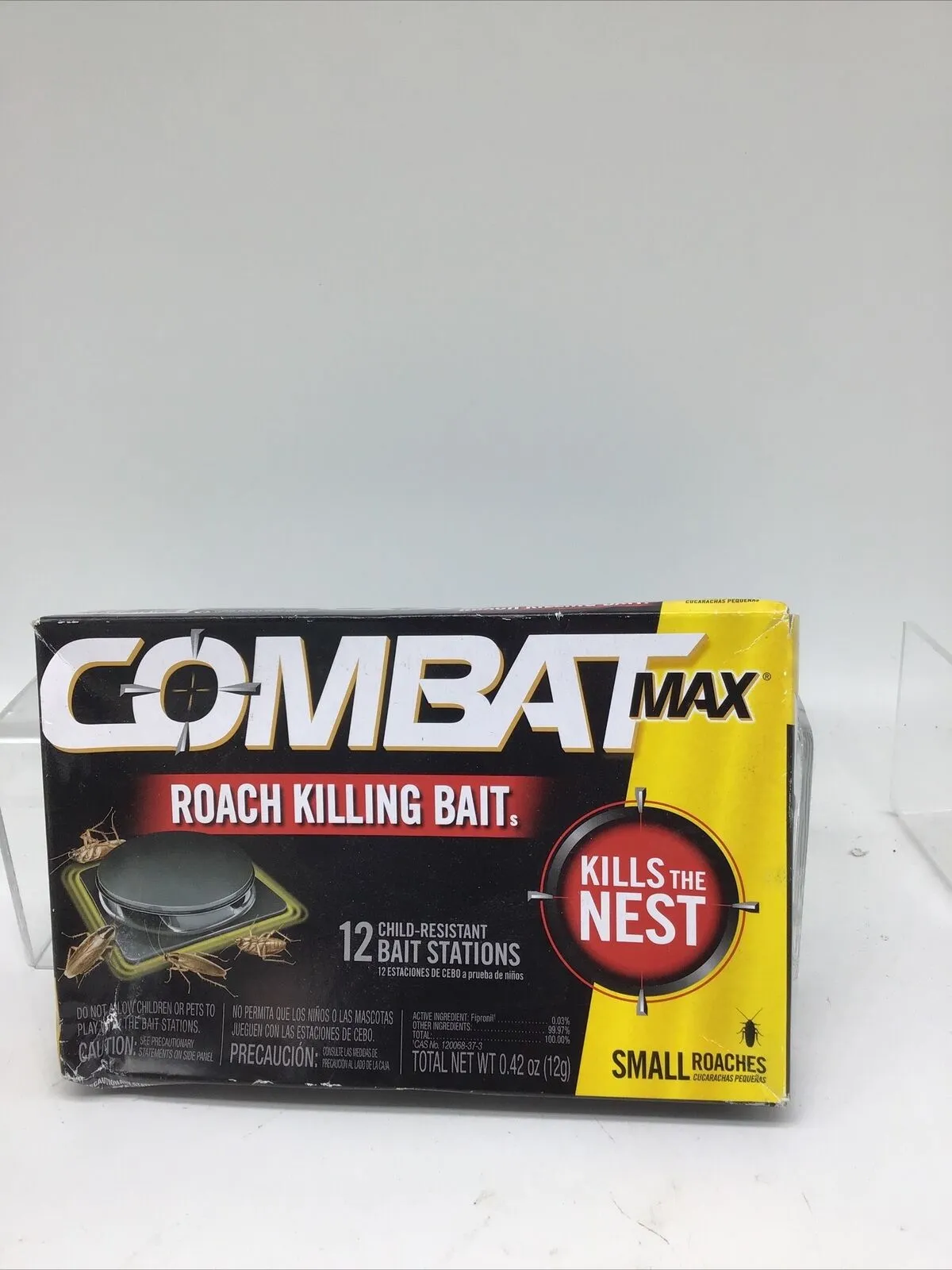 Combat 12 ROACH KILLING BAIT STATIONS SMALL ROACHES Kills the Nest COMBINESHIP