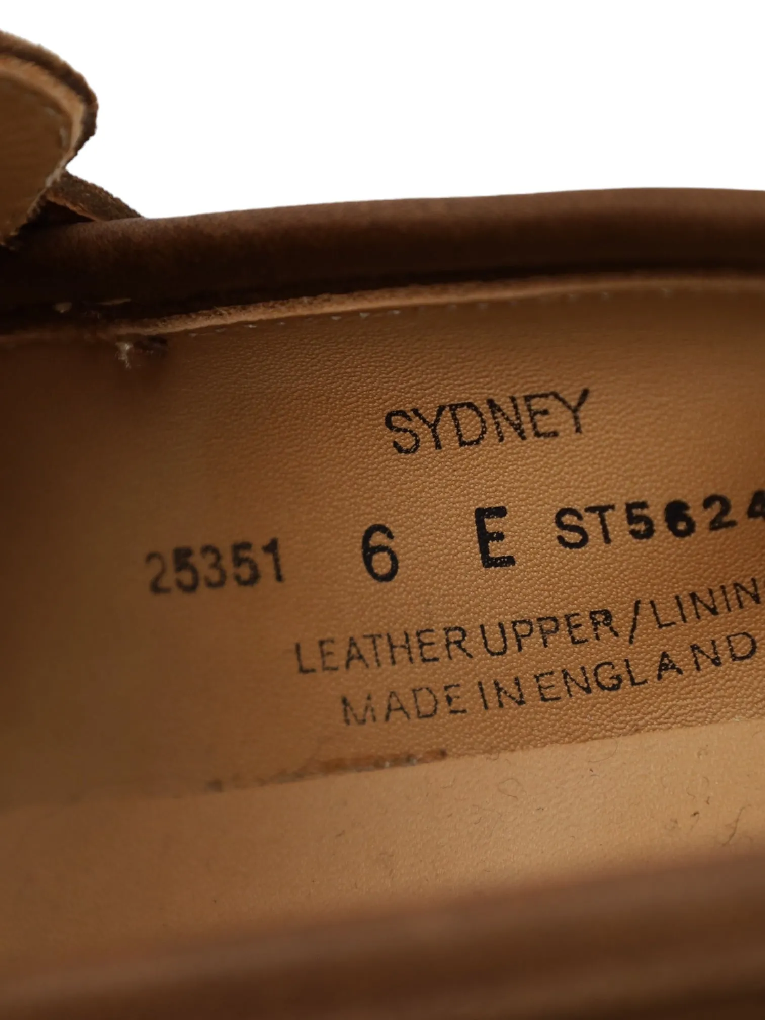 Crockett & Jones Tobacco Suede Sydney Penny Loafer