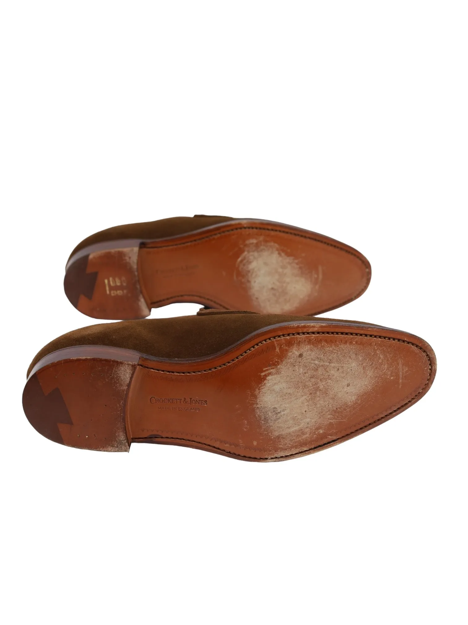 Crockett & Jones Tobacco Suede Sydney Penny Loafer