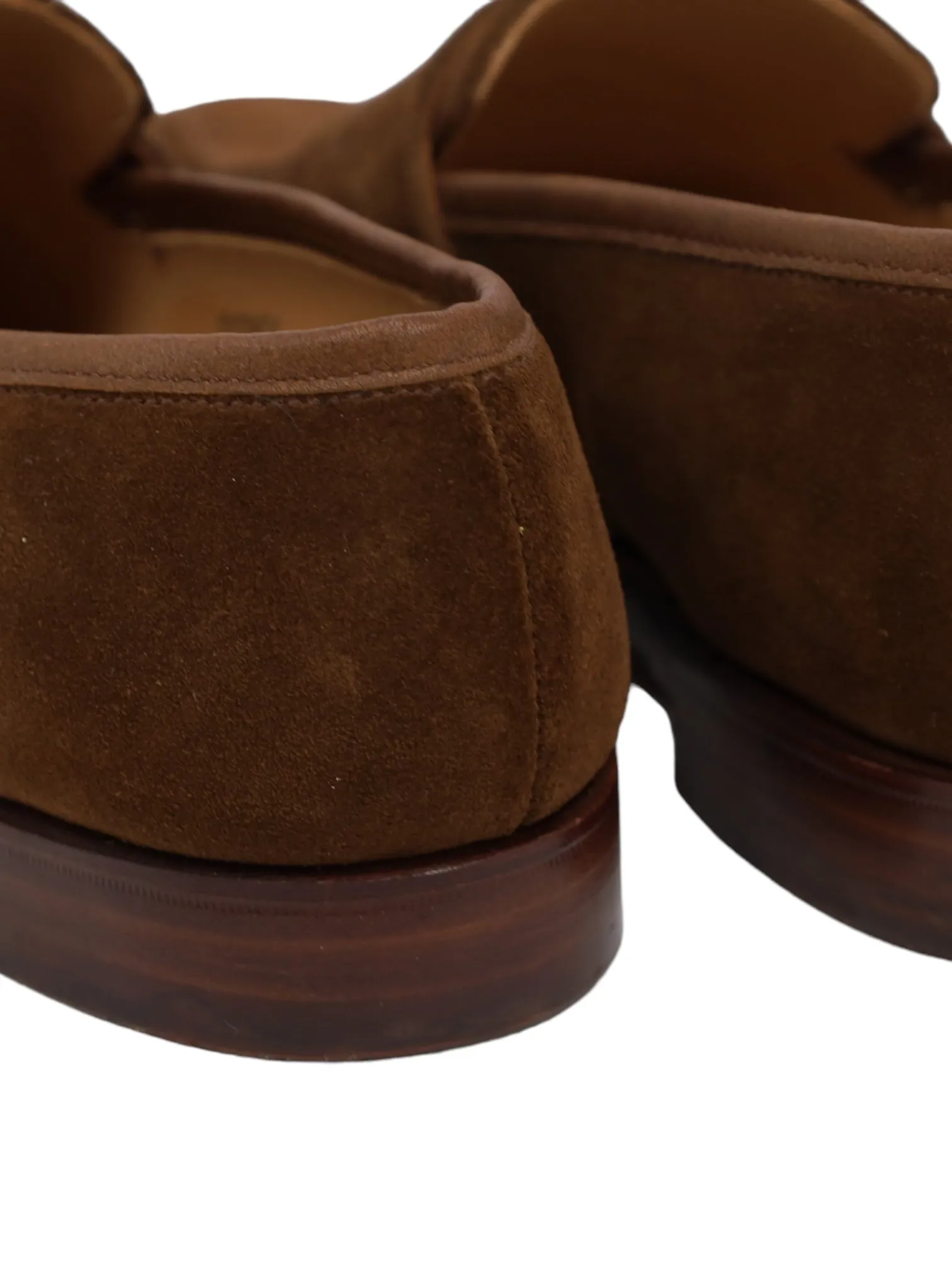Crockett & Jones Tobacco Suede Sydney Penny Loafer
