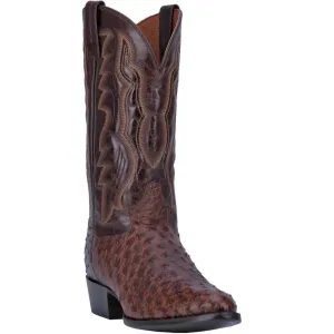 Dan Post Brass Pershing Full Quill Ostrich Boot DP3016