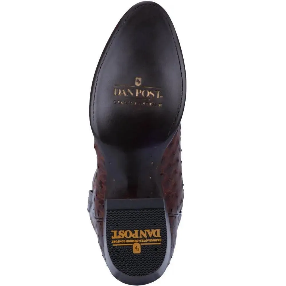 Dan Post Brass Pershing Full Quill Ostrich Boot DP3016
