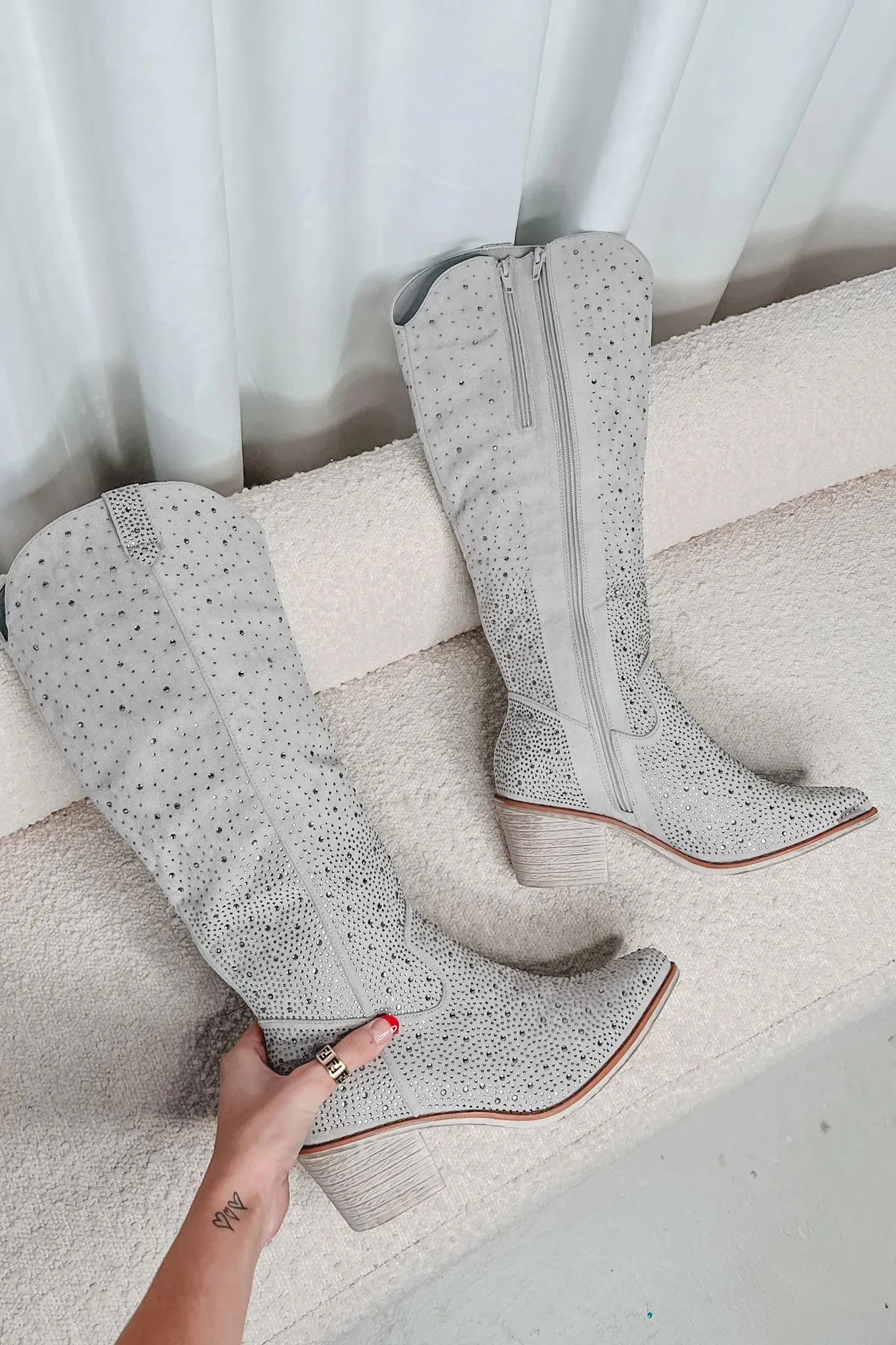 DEAL Broadway Rhinestone Western Boots