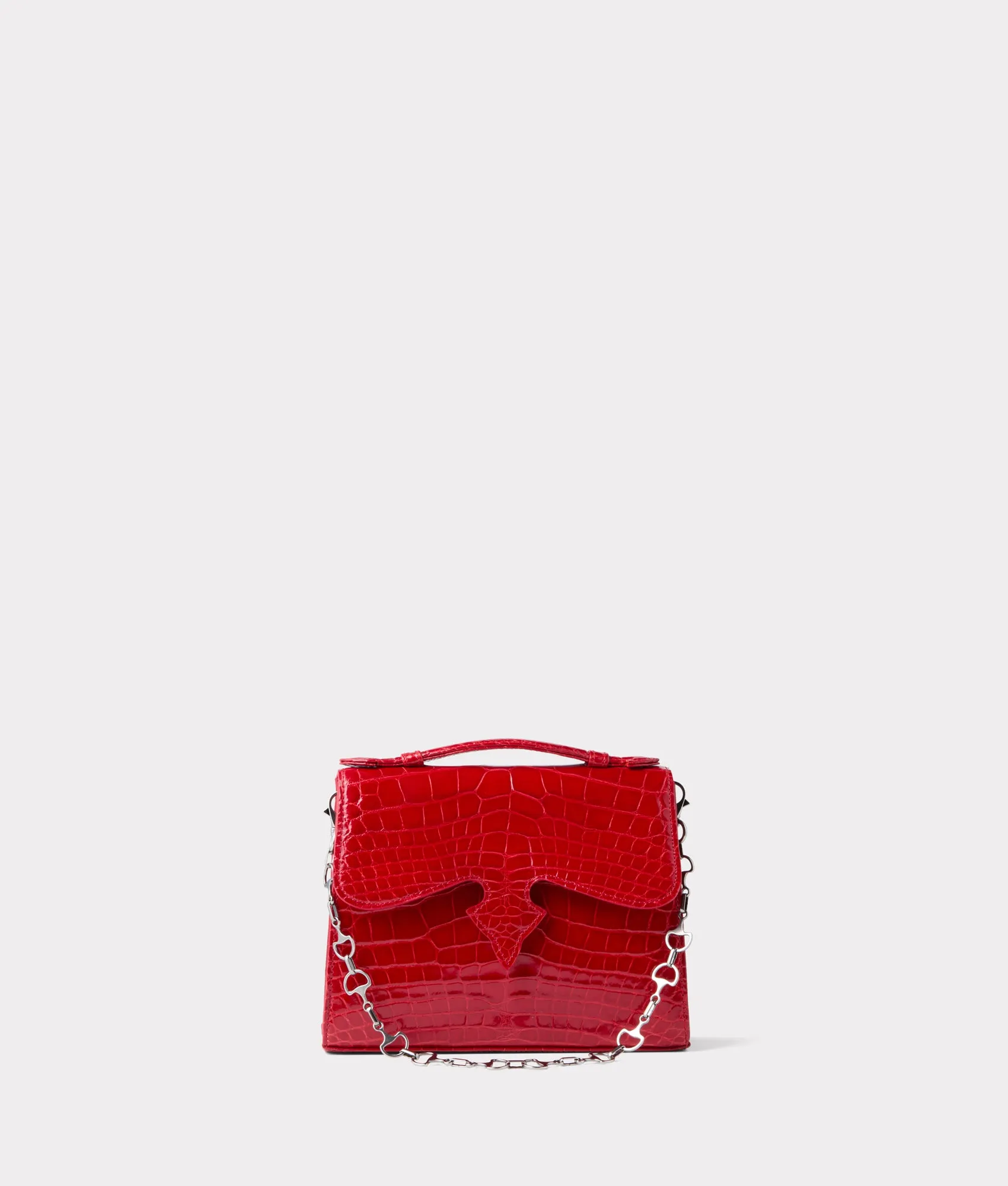 Dolly Exotic Western Satchel :: Cherry Red