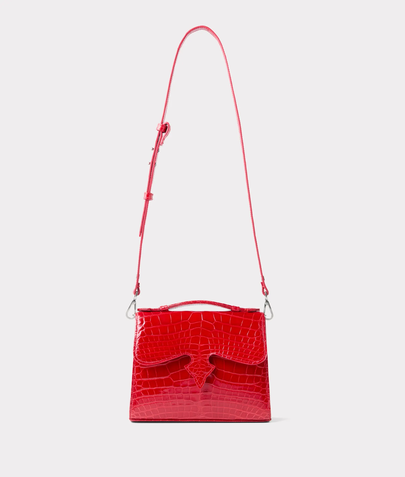 Dolly Exotic Western Satchel :: Cherry Red