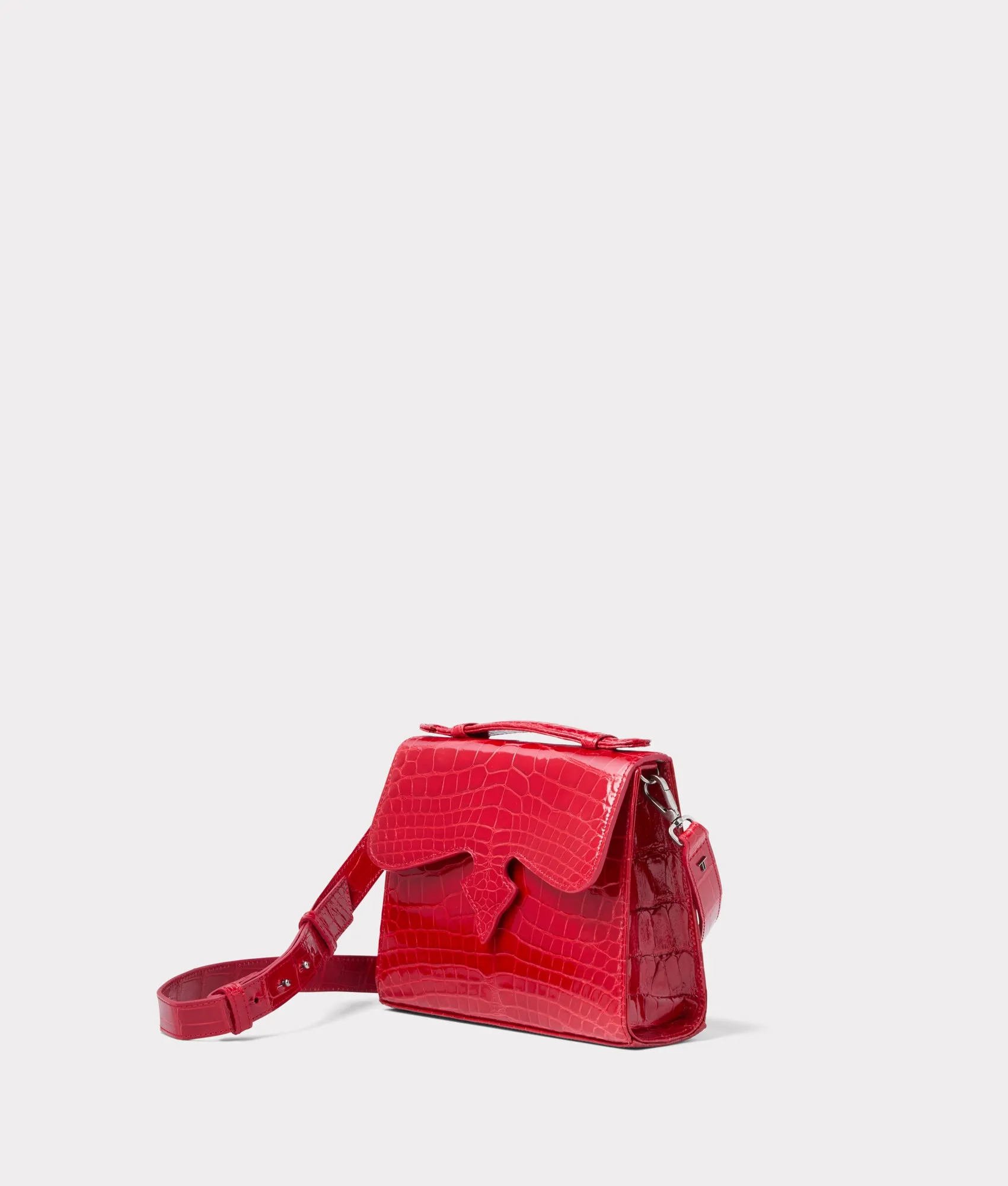 Dolly Exotic Western Satchel :: Cherry Red