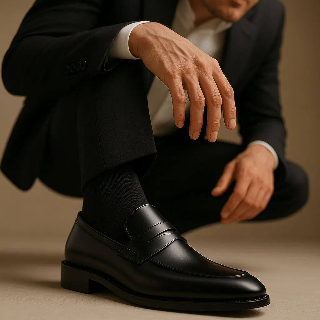 Domoir | Elegant Suede & Leather Loafers